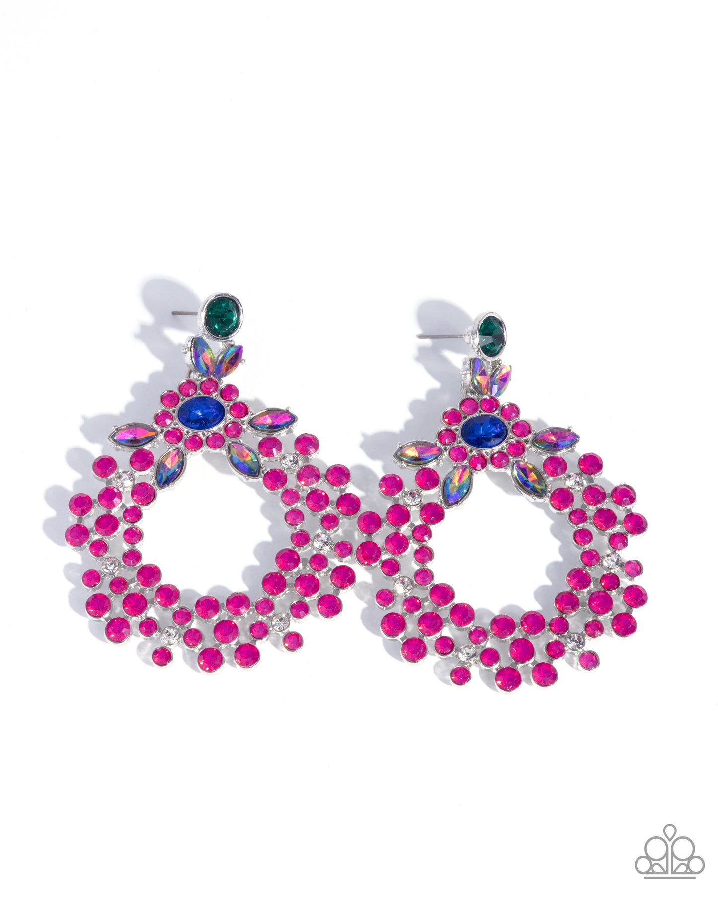 Opalescent Opulence - multi - Paparazzi earrings