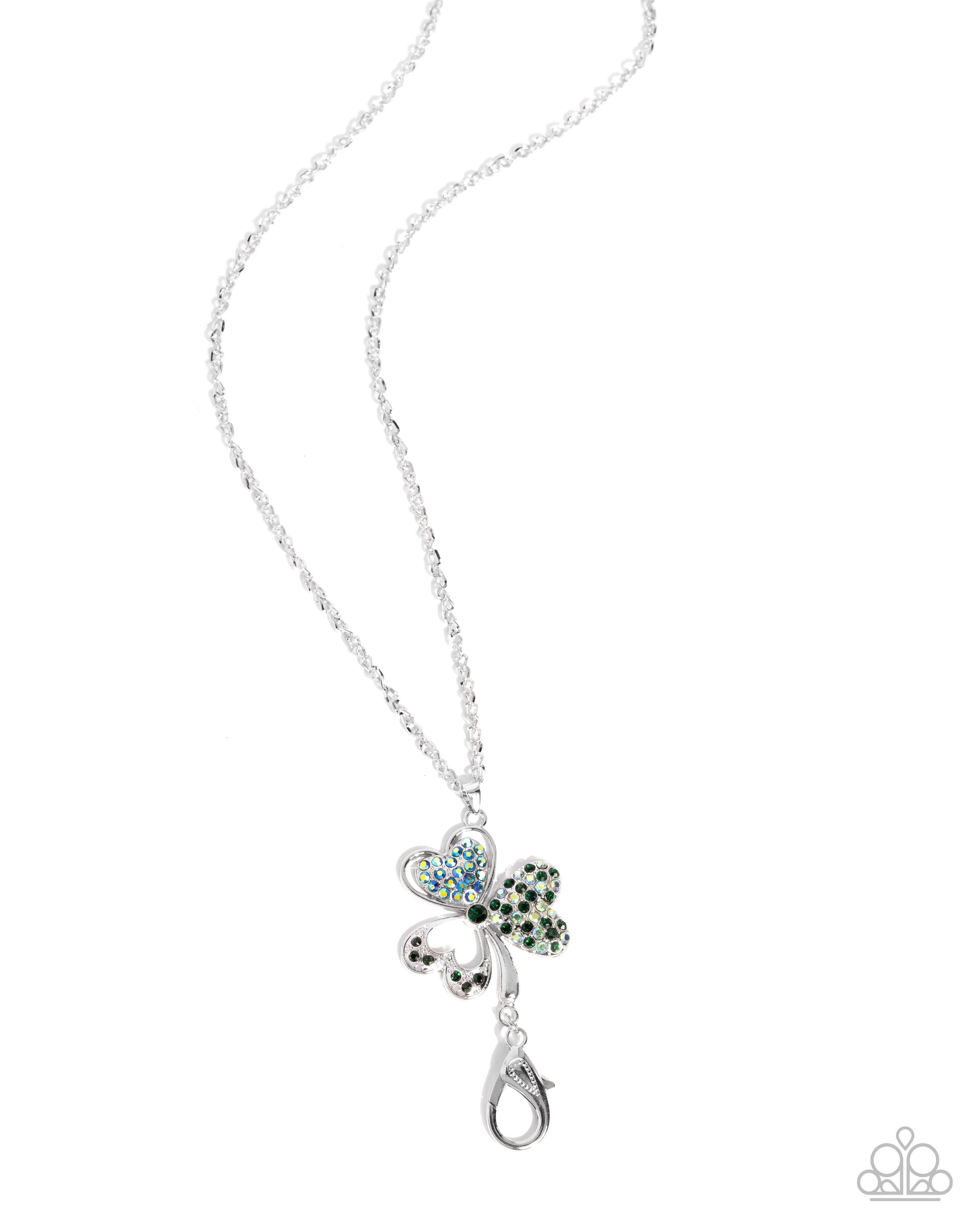 Opportune Opulence - green - Paparazzi LANYARD necklace