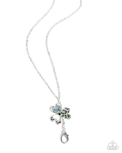 Opportune Opulence - green - Paparazzi LANYARD necklace