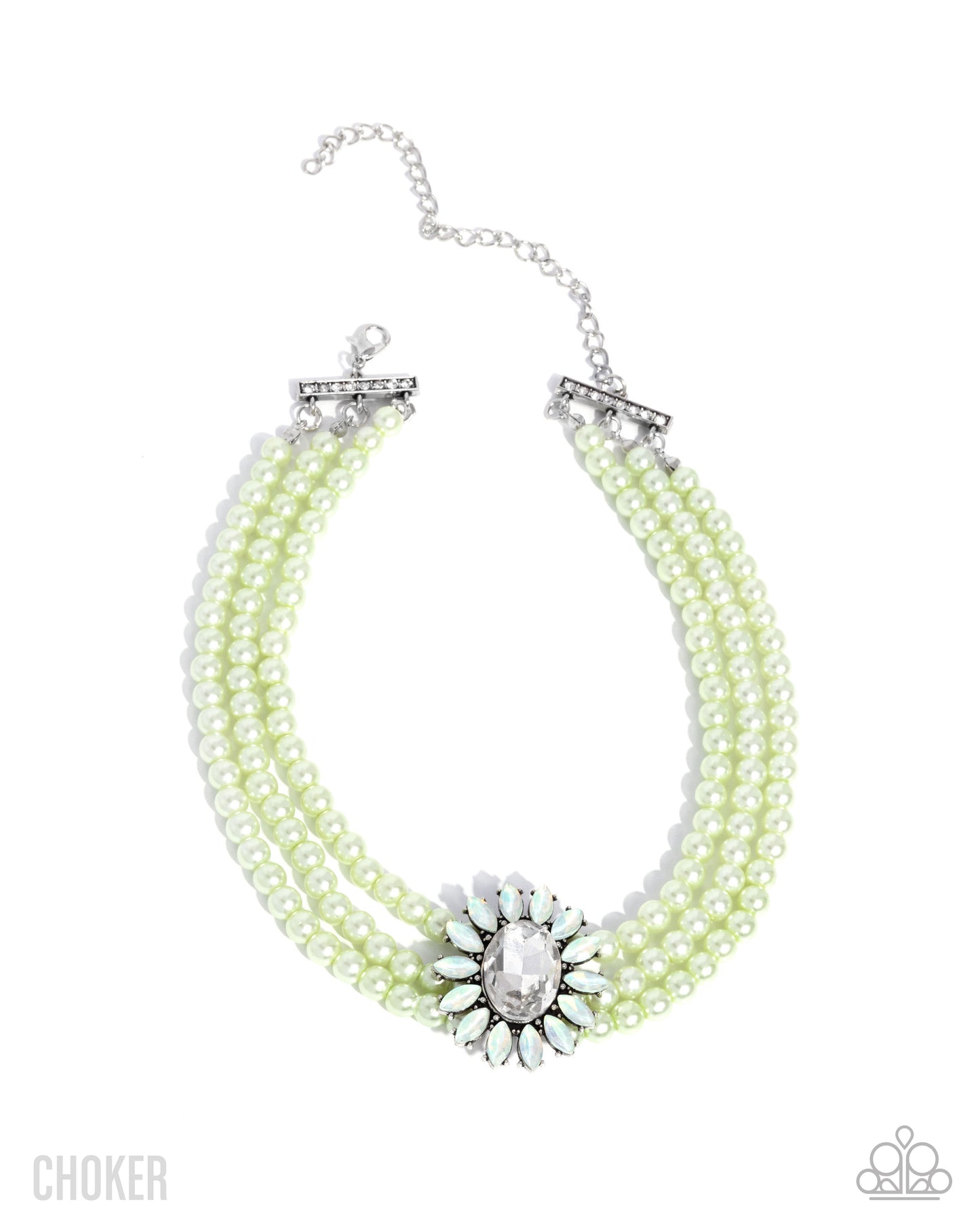 Opulent Observation - green - Paparazzi necklace
