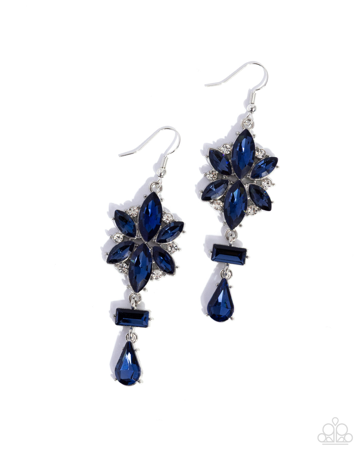 Opulent Occasion - blue - Paparazzi earrings