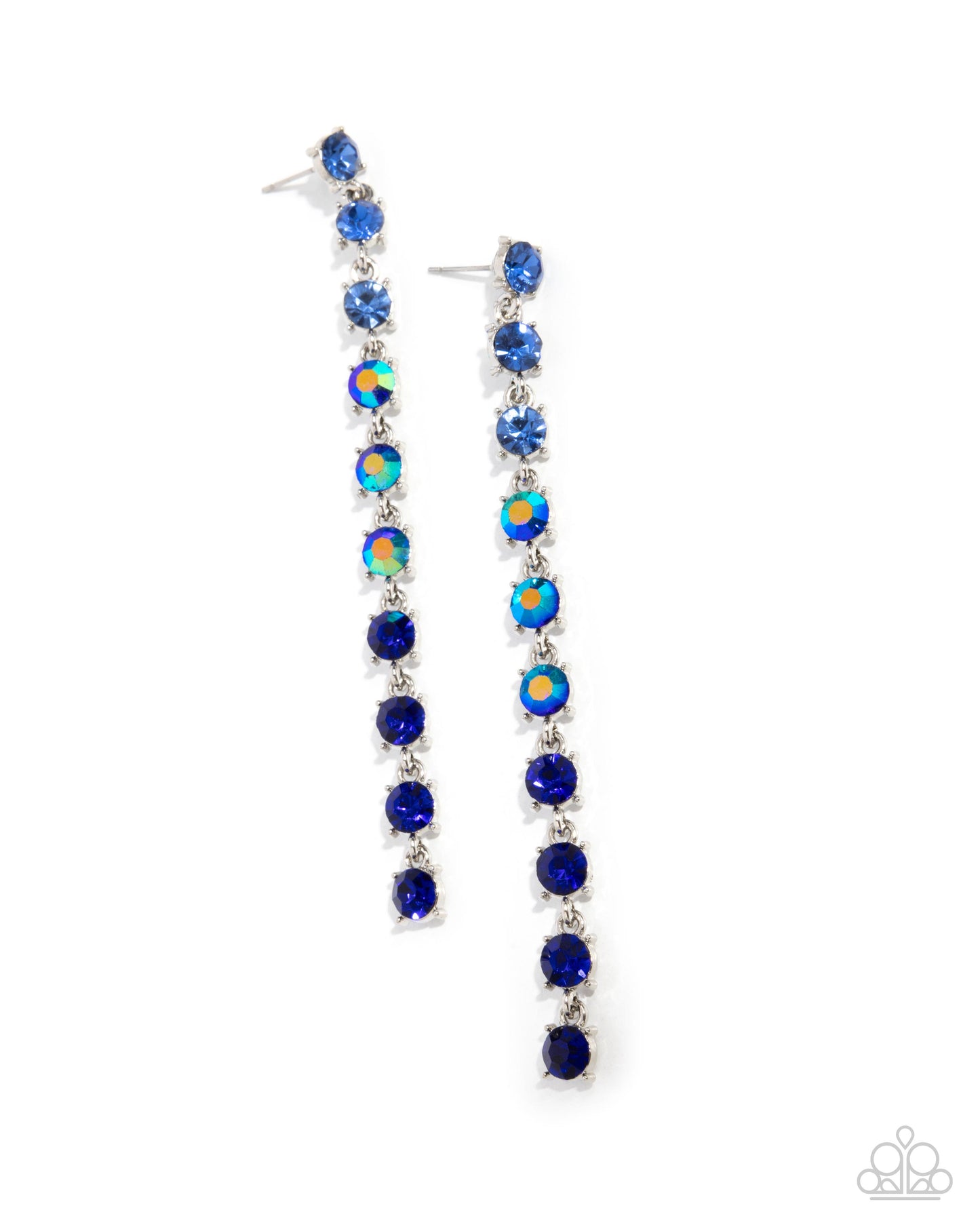 Opulent Ombré - blue - Paparazzi earrings