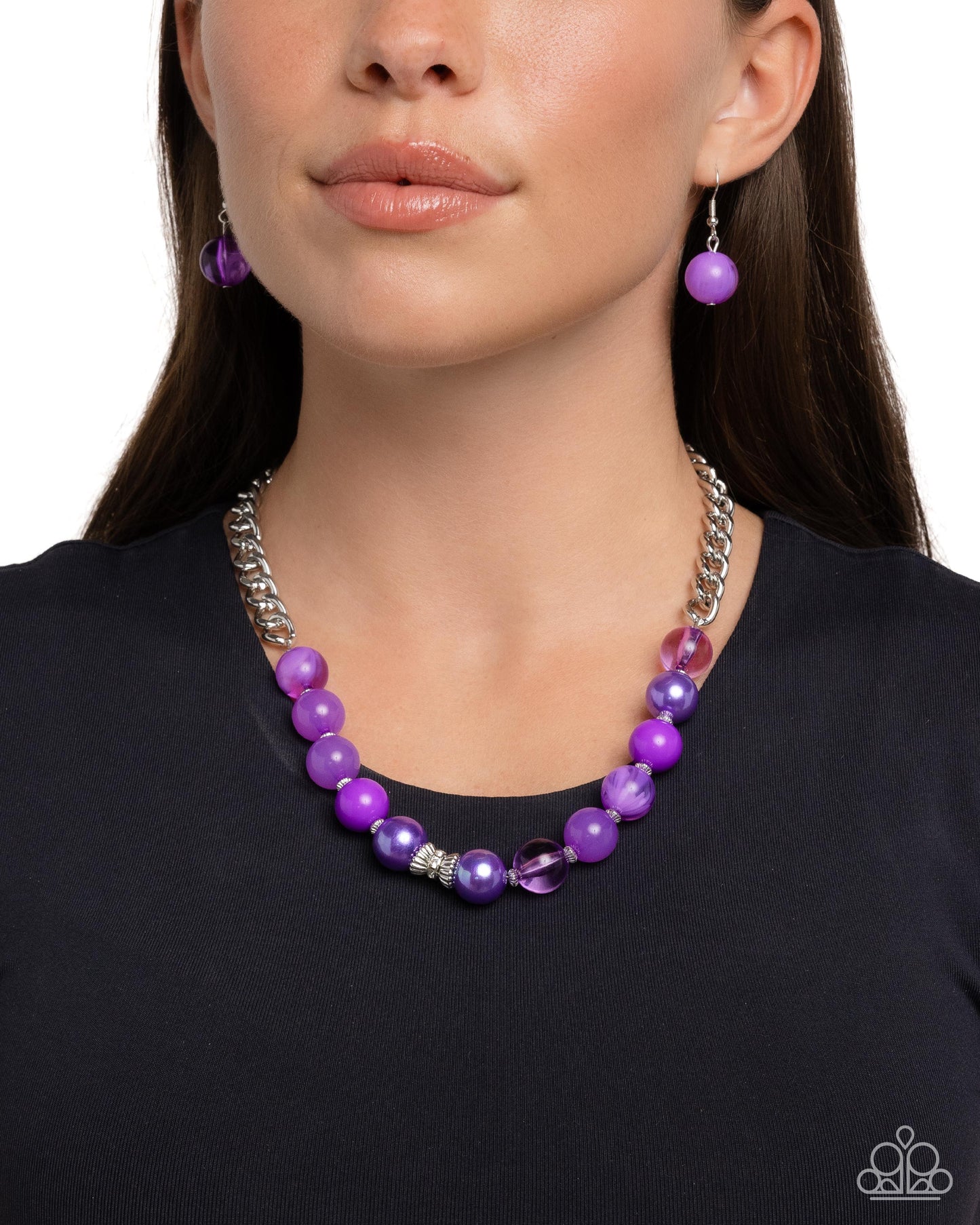 Opulent Opacities - purple - Paparazzi necklace