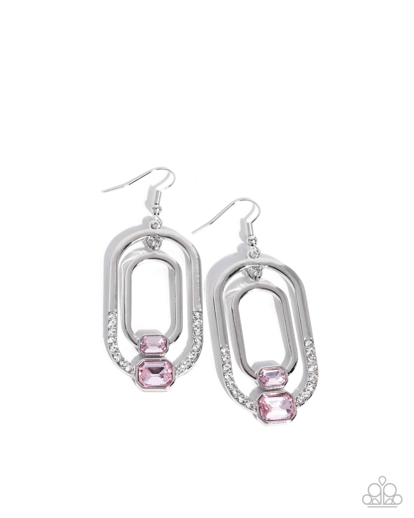 Opulent Operation - pink - Paparazzi earrings