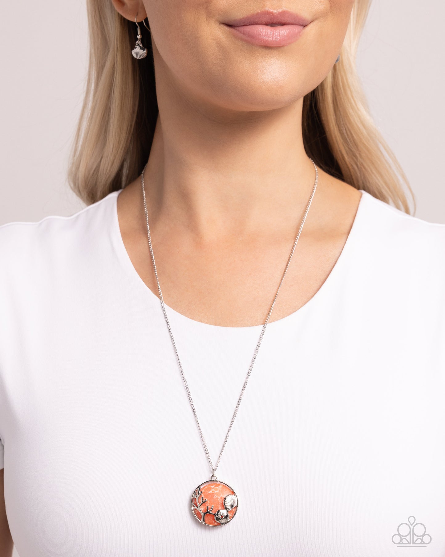 Opulent Ostentation - orange - Paparazzi necklace