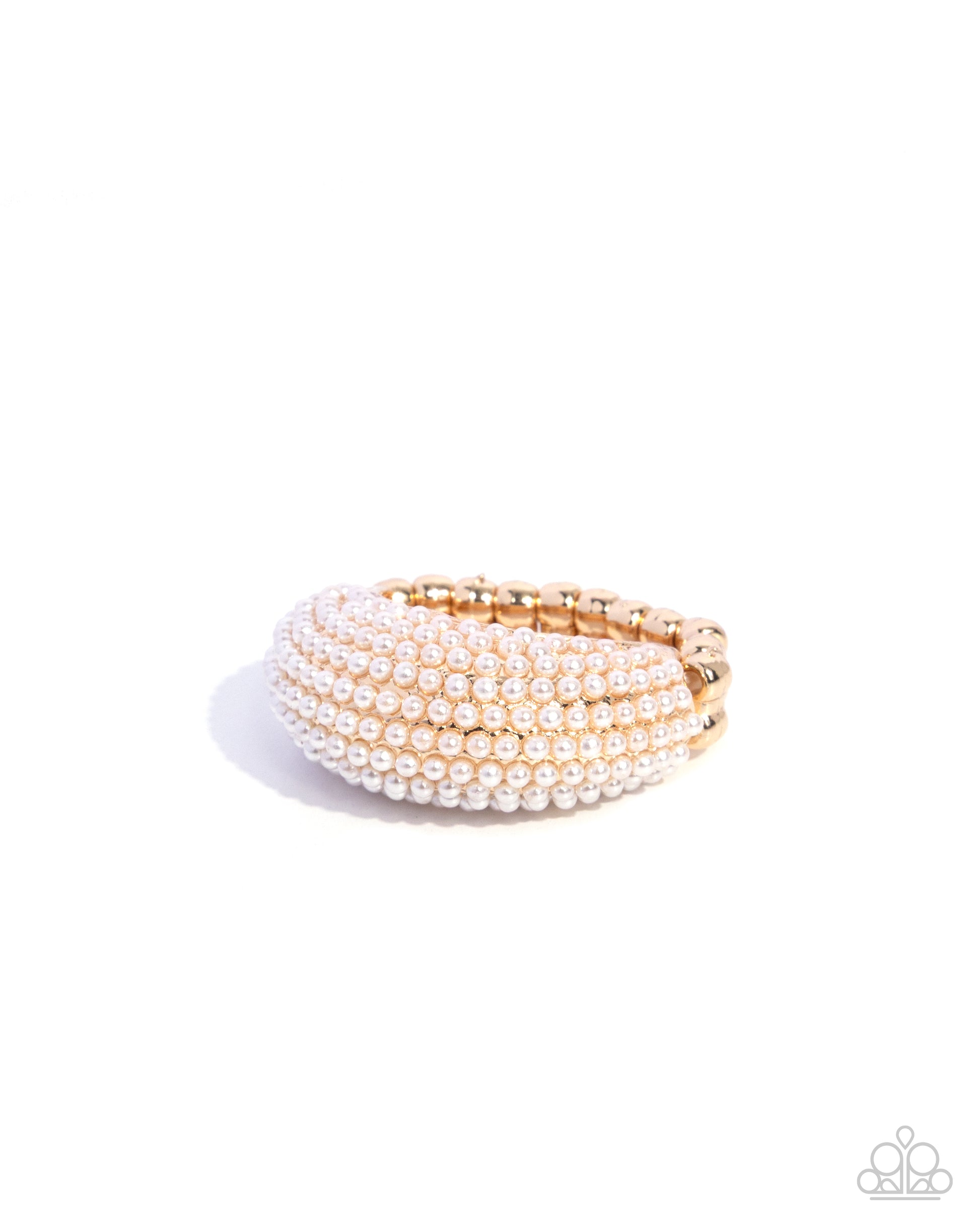 Opulent Overboard - gold - Paparazzi ring