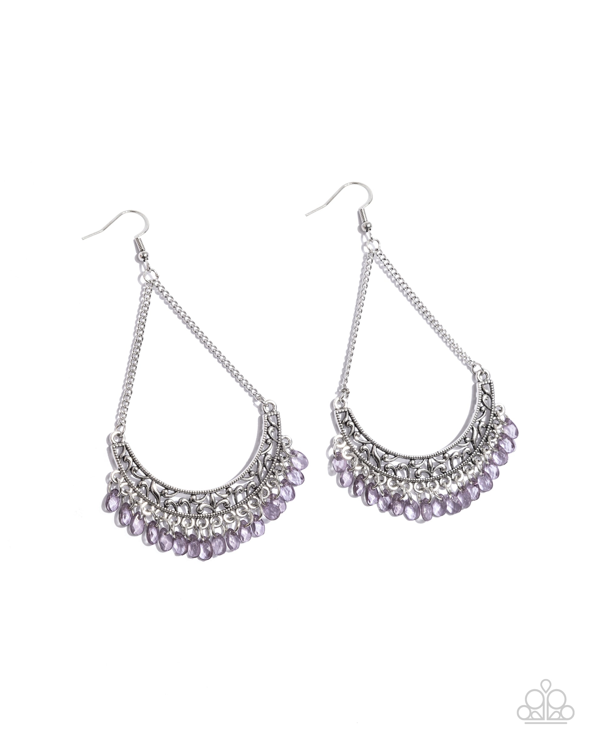 Orchard Odyssey - silver - Paparazzi earrings