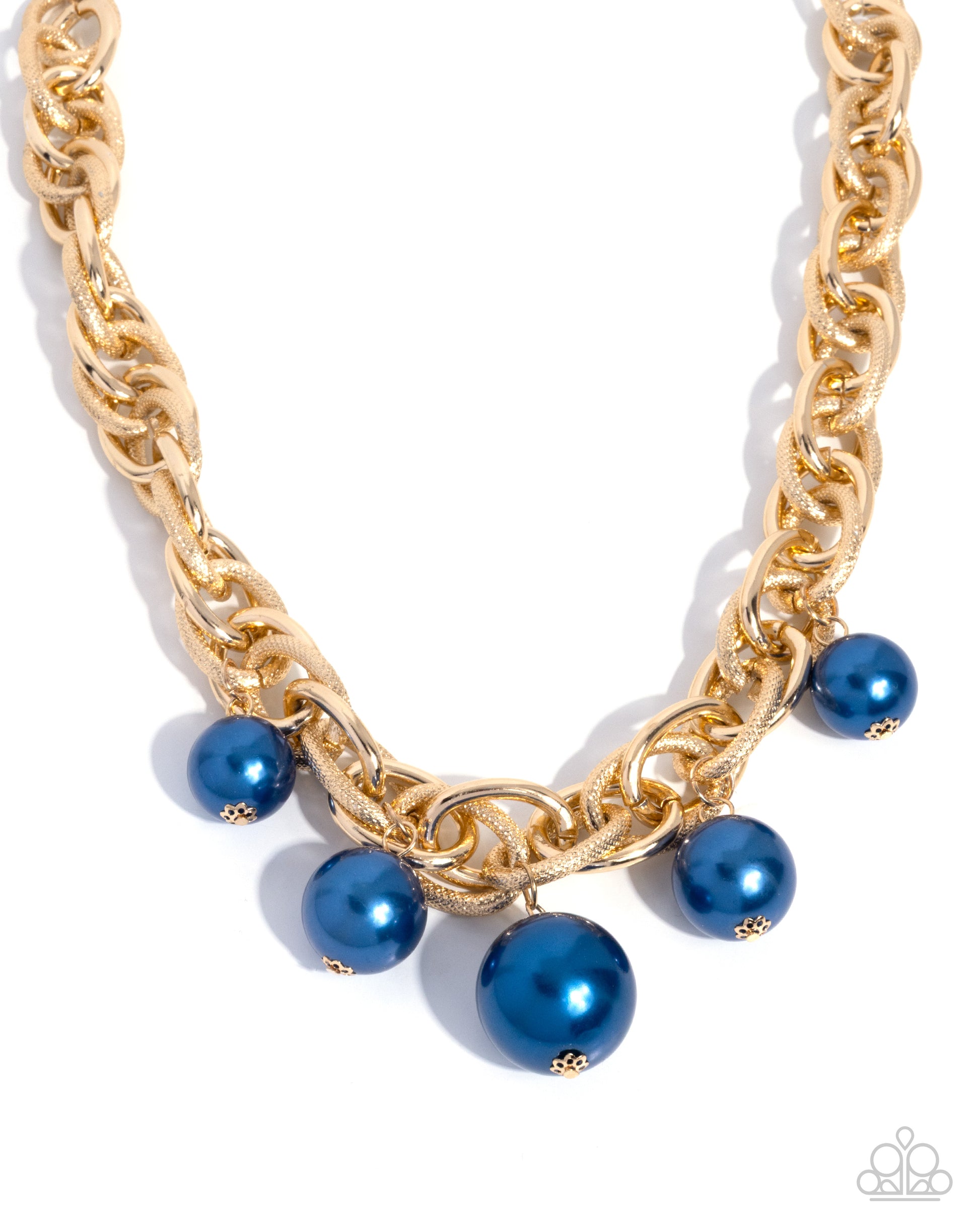 Ornamental Obsession - blue - Paparazzi necklace