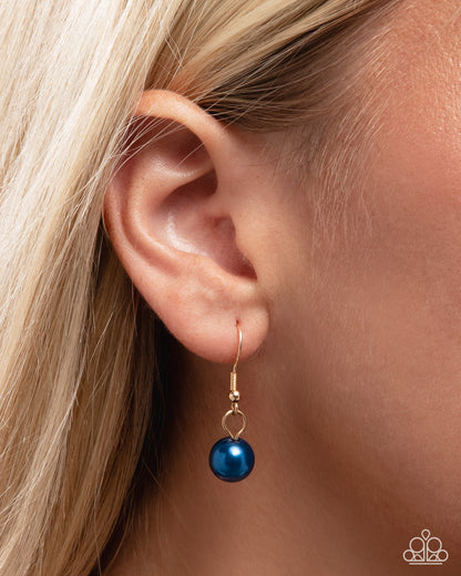 Ornamental Obsession - blue - Paparazzi necklace