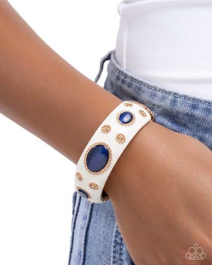 Ornate Occasion - blue - Paparazzi bracelet