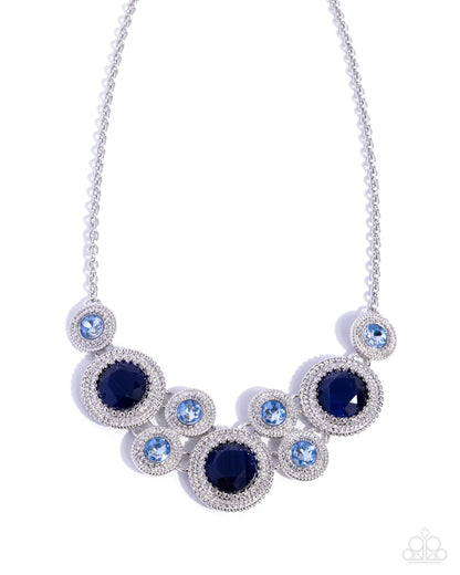 Ornate Opera - blue - Paparazzi necklace