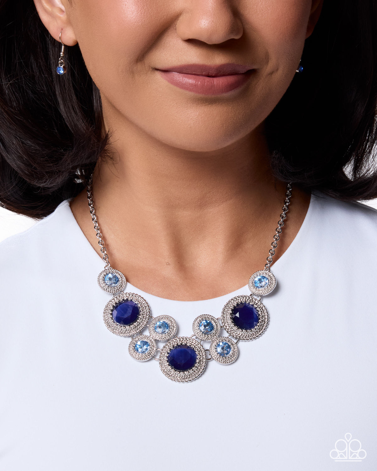 Ornate Opera - blue - Paparazzi necklace
