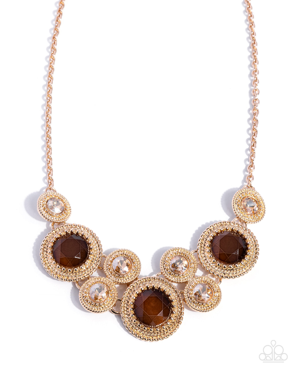 Ornate Opera - brown - Paparazzi necklace