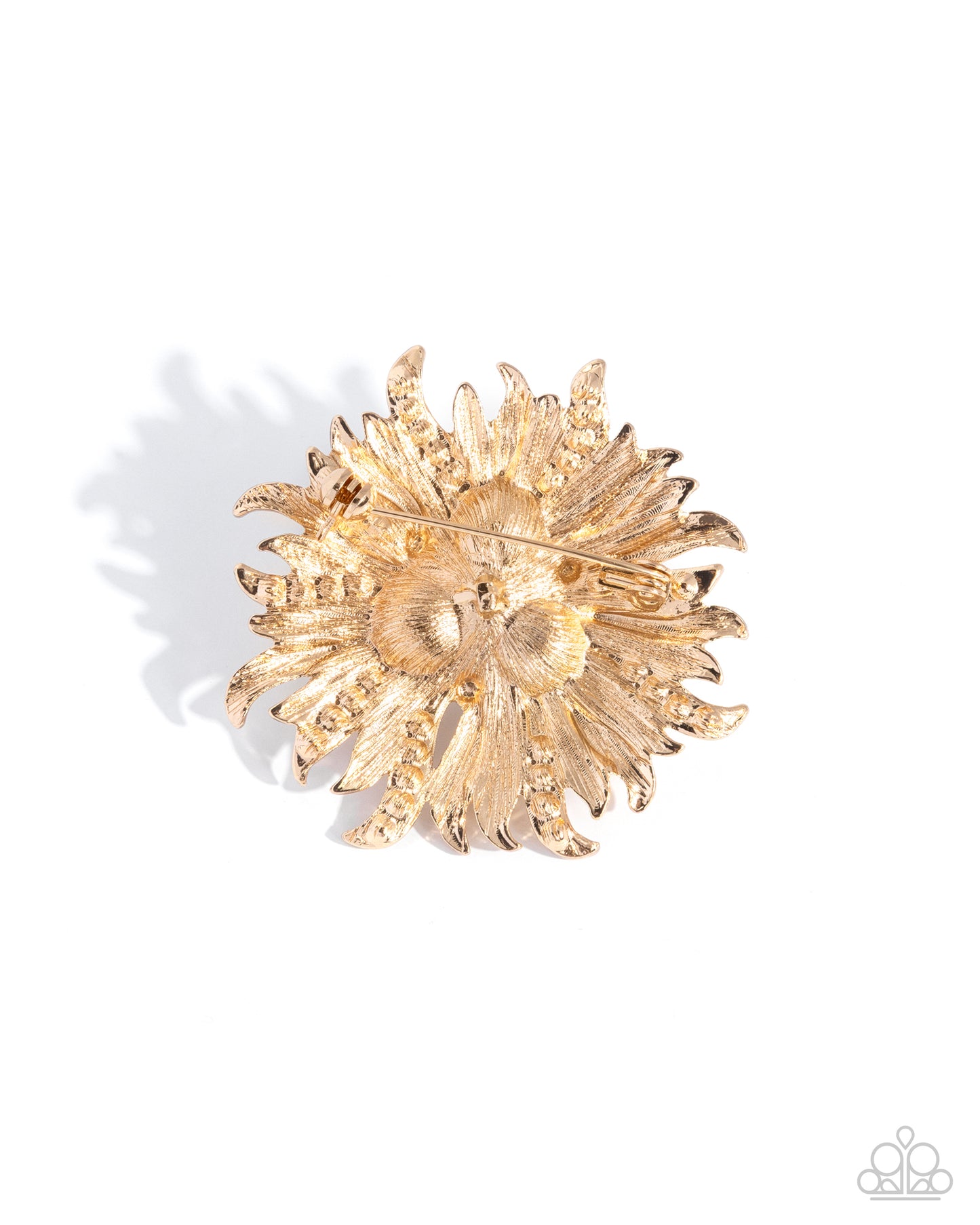 Ornate Operation - gold - Paparazzi brooch