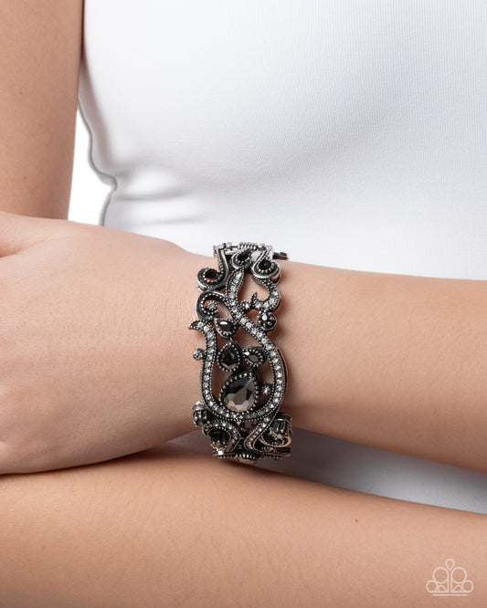 Ornate Option - silver - Paparazzi bracelet