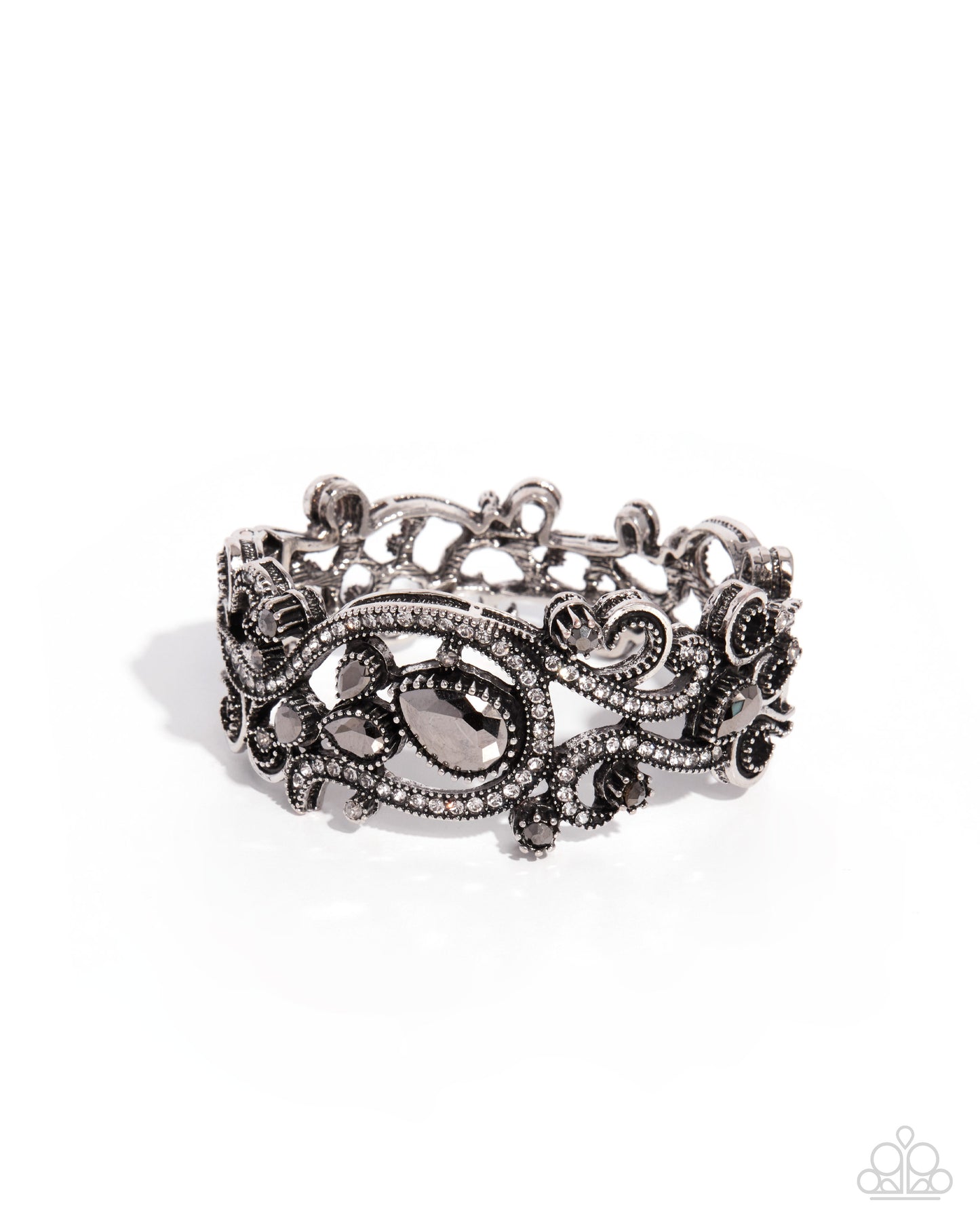 Ornate Option - silver - Paparazzi bracelet
