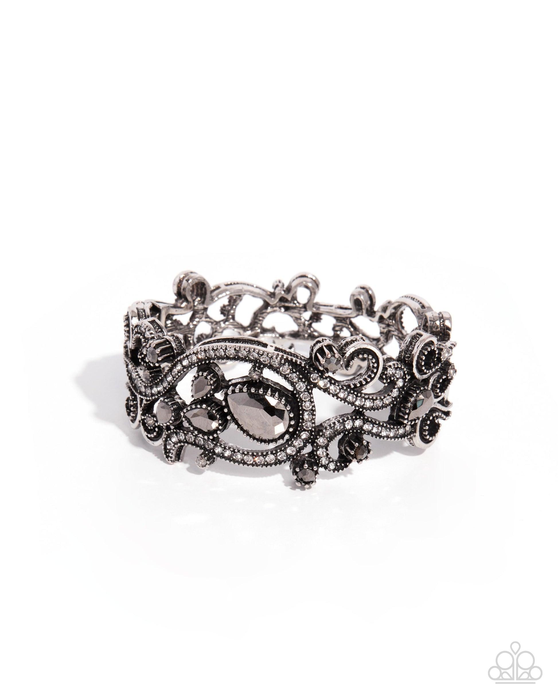Ornate Option - silver - Paparazzi bracelet