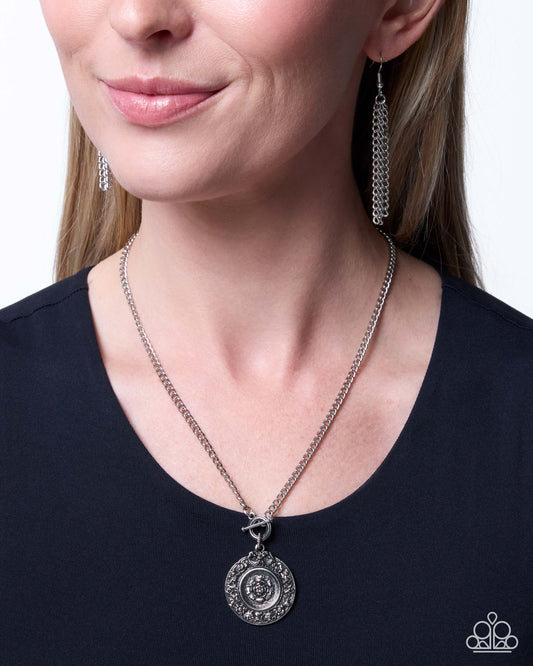 Ornate Ovation - silver - Paparazzi necklace