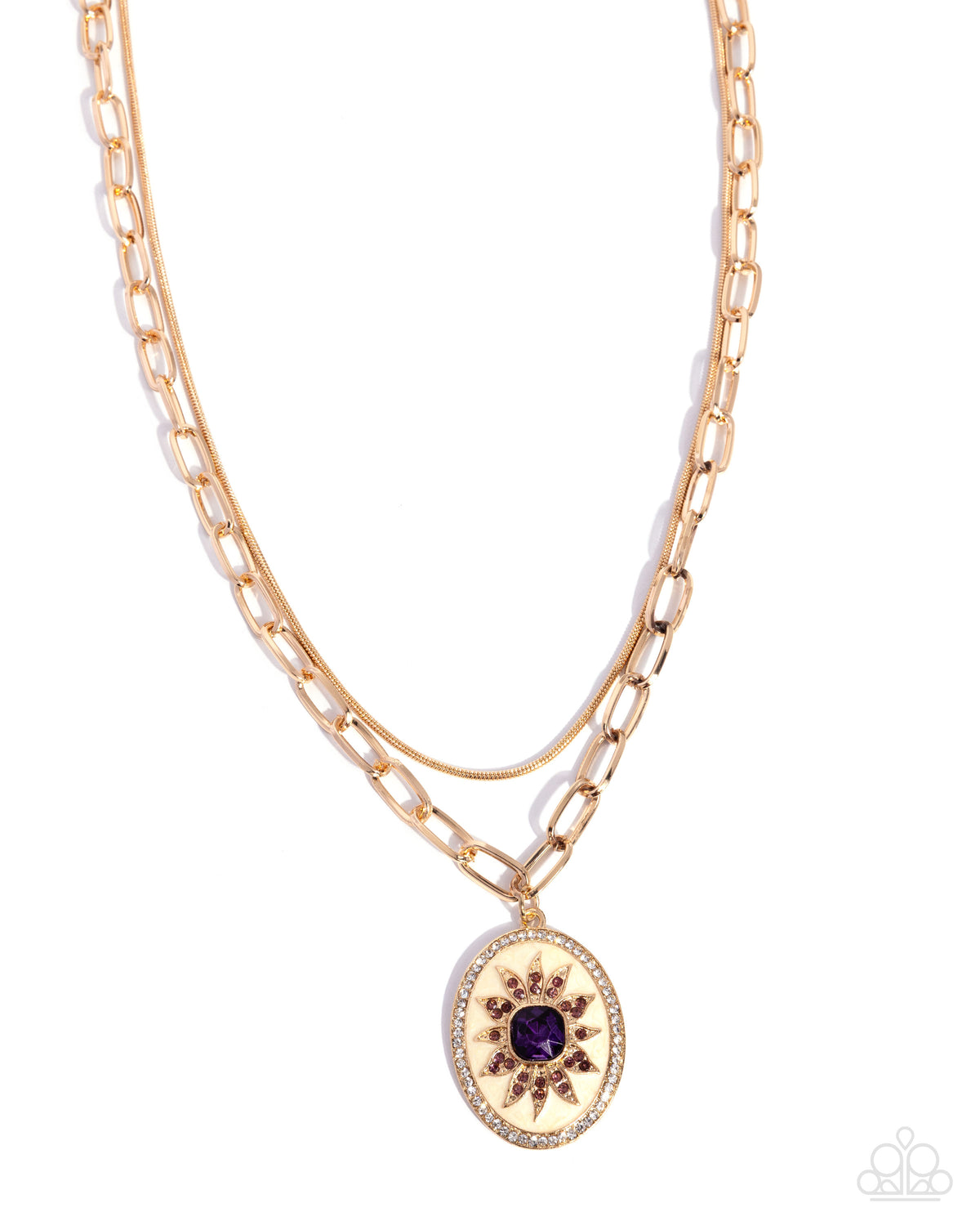 Ornate Overture - purple - Paparazzi necklace
