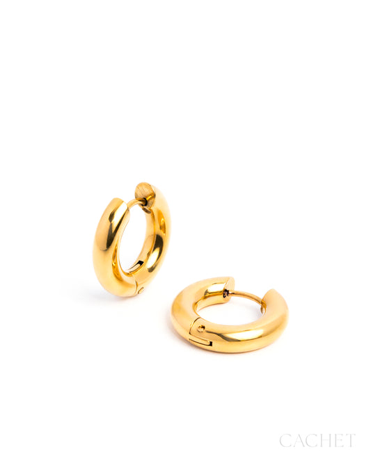 Oro - Cachet earrings - Cachet by Paparazzi