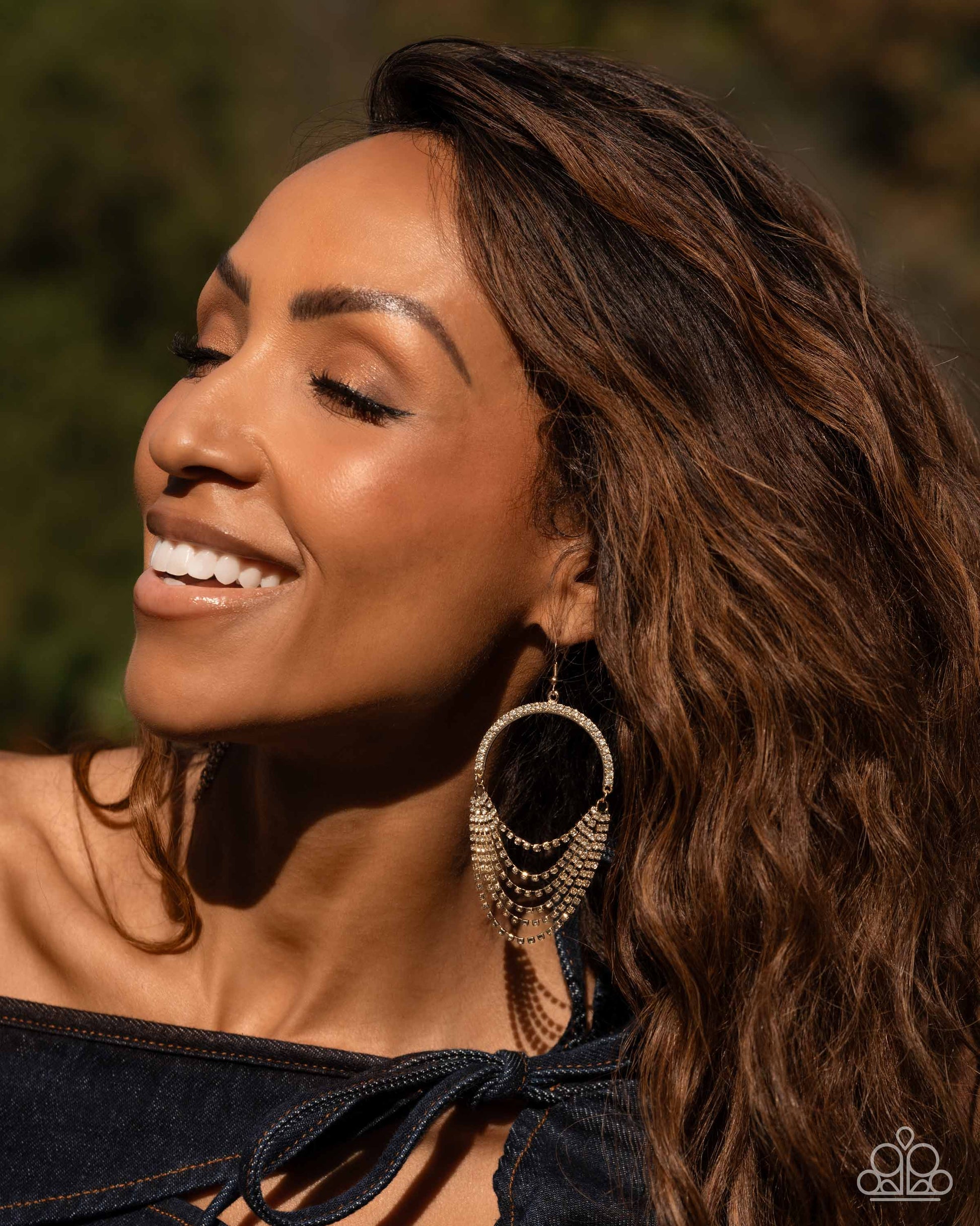 Ostentatious Opulence - gold - Paparazzi earrings