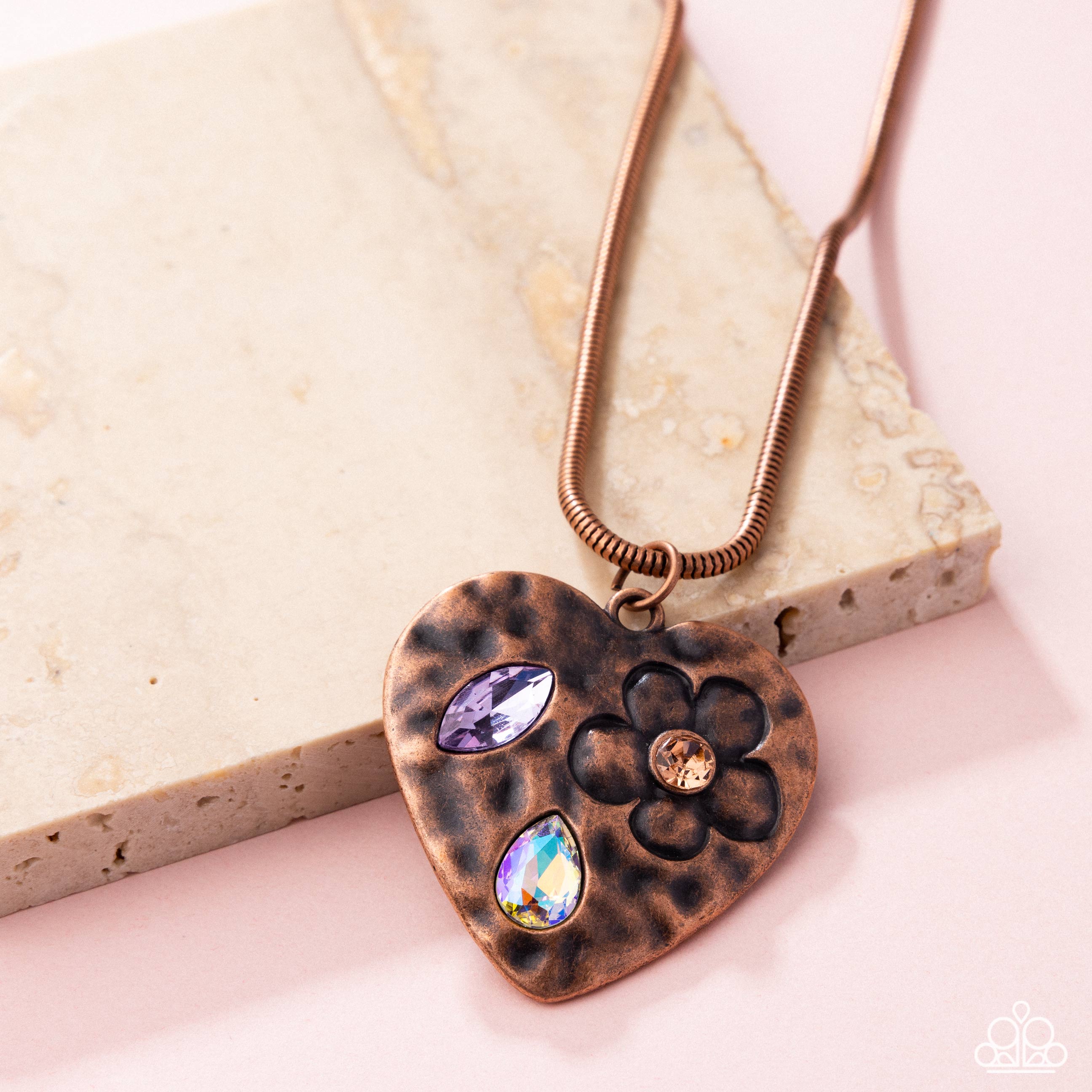 Outgoing Opulence - copper - Paparazzi necklace – JewelryBlingThing