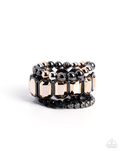 Outstanding Operation - black - Paparazzi bracelet