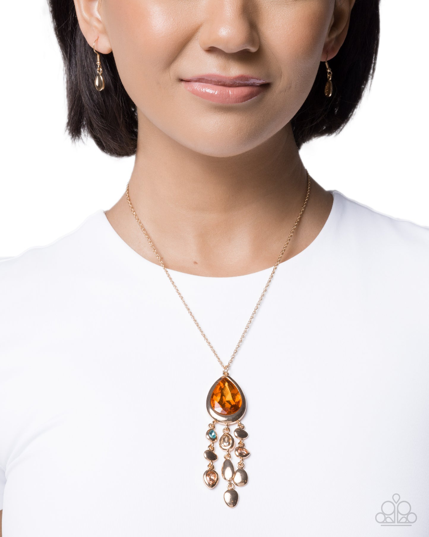 Oval Observation - multi - Paparazzi necklace