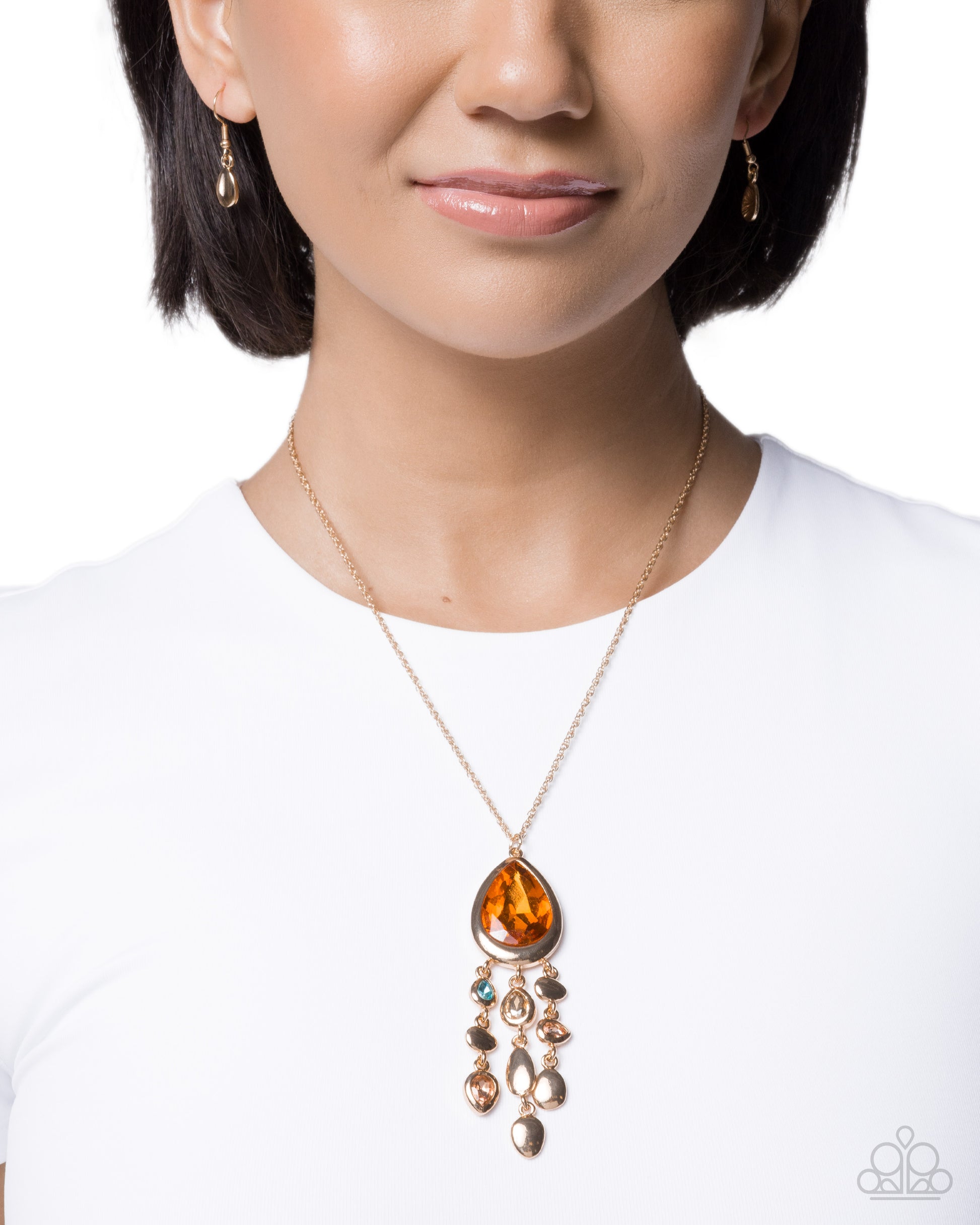 Oval Observation - multi - Paparazzi necklace