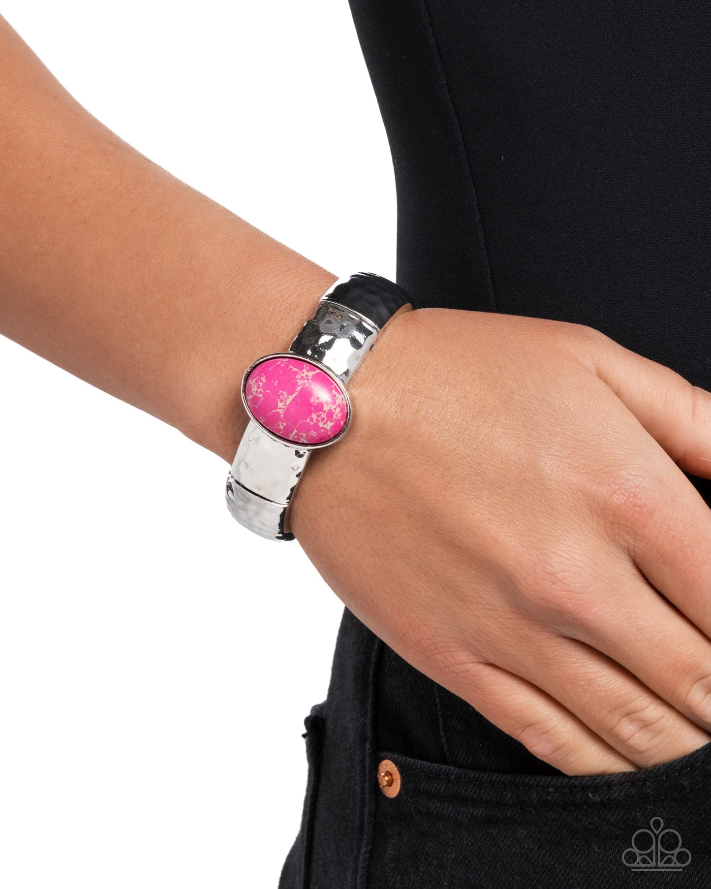 Oval Obsession - pink - Paparazzi bracelet