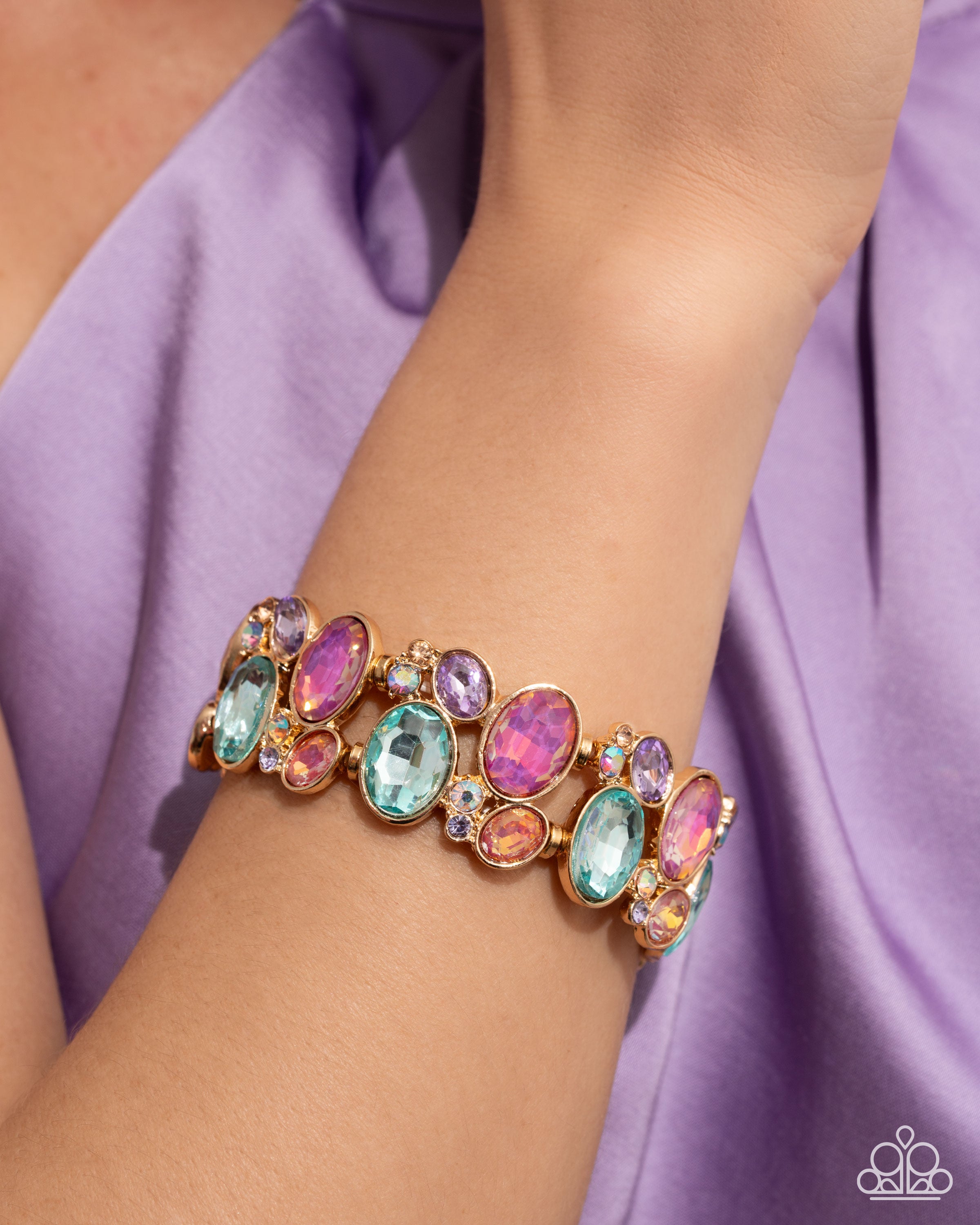 Oval Overture - multi - Paparazzi bracelet – JewelryBlingThing