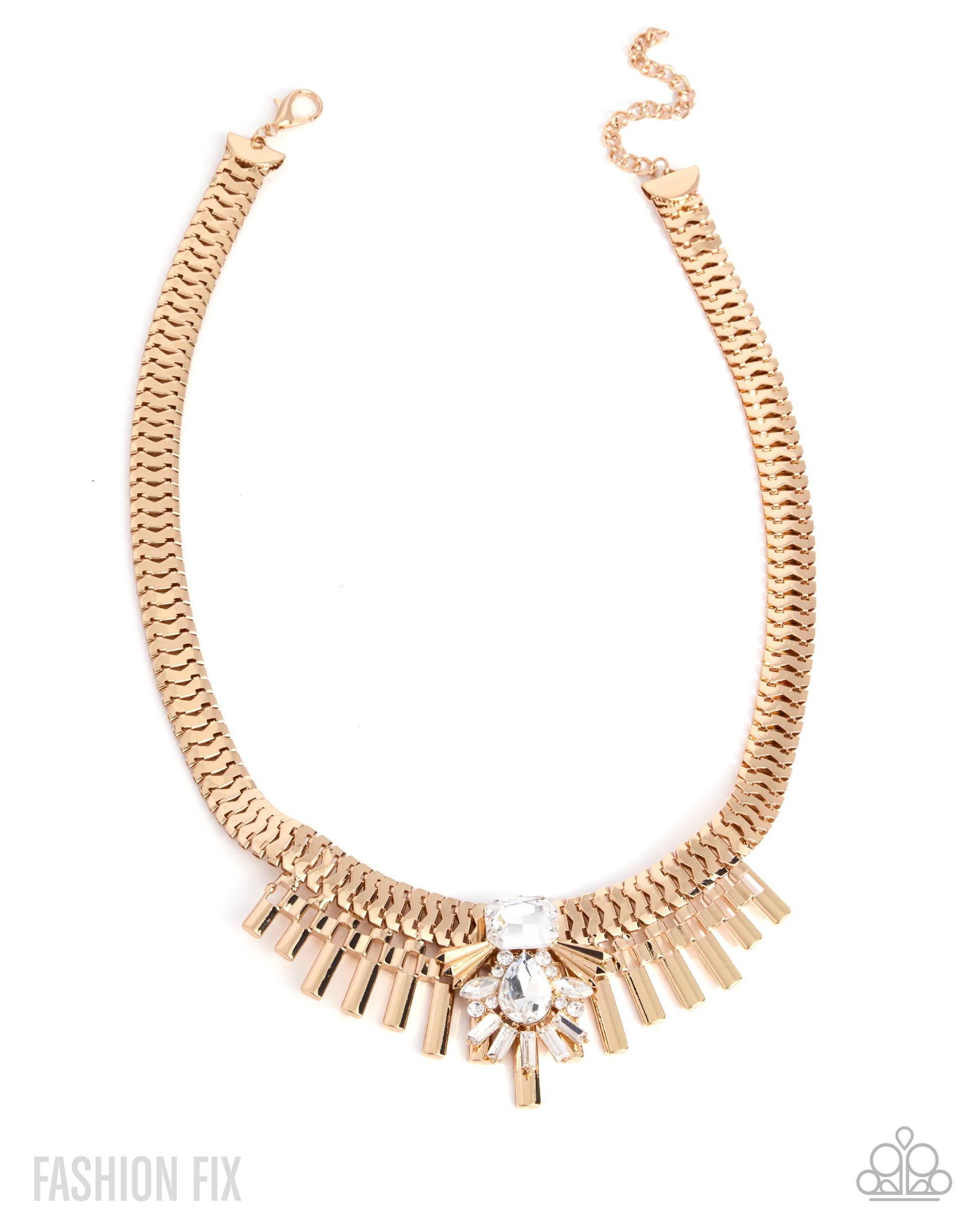 Over The Top Opulence - gold - Paparazzi necklace