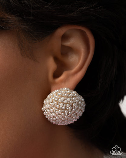 Overwhelming Opulence - gold - Paparazzi earrings