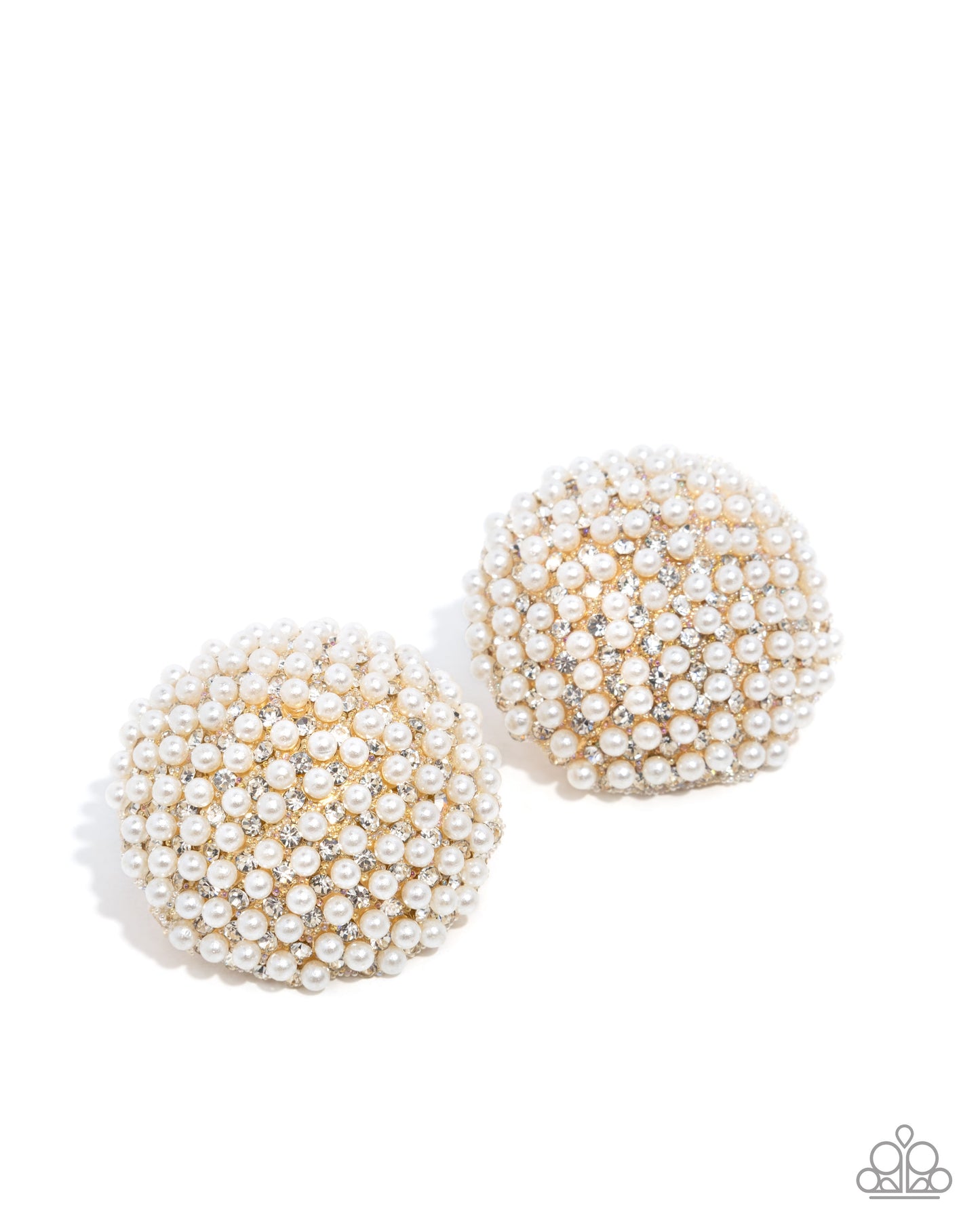 Overwhelming Opulence - gold - Paparazzi earrings