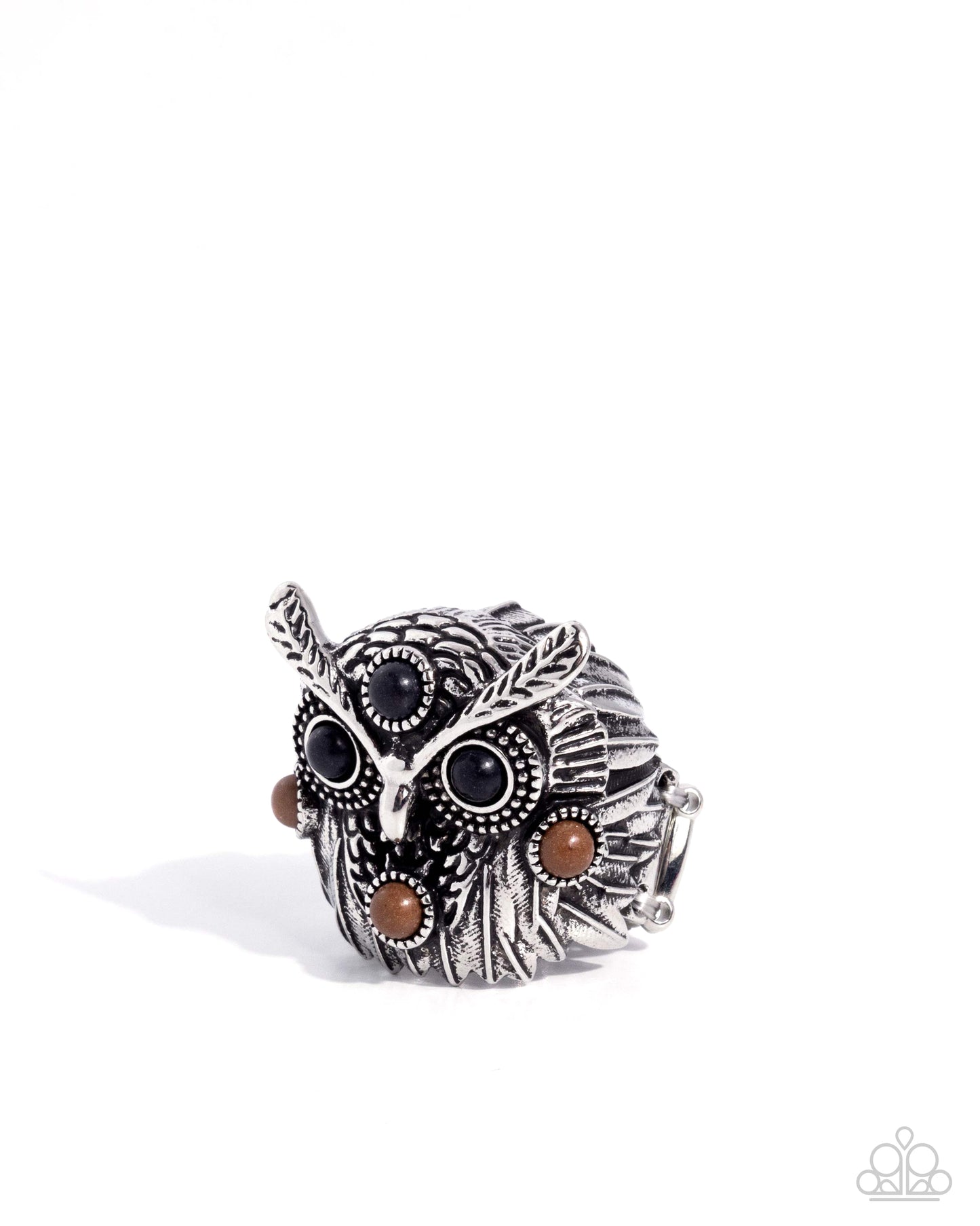Owl Obligato - brown - Paparazzi ring