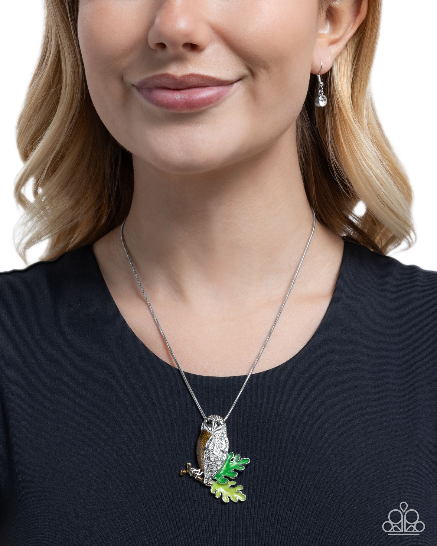 Owl Order - brown - Paparazzi necklace