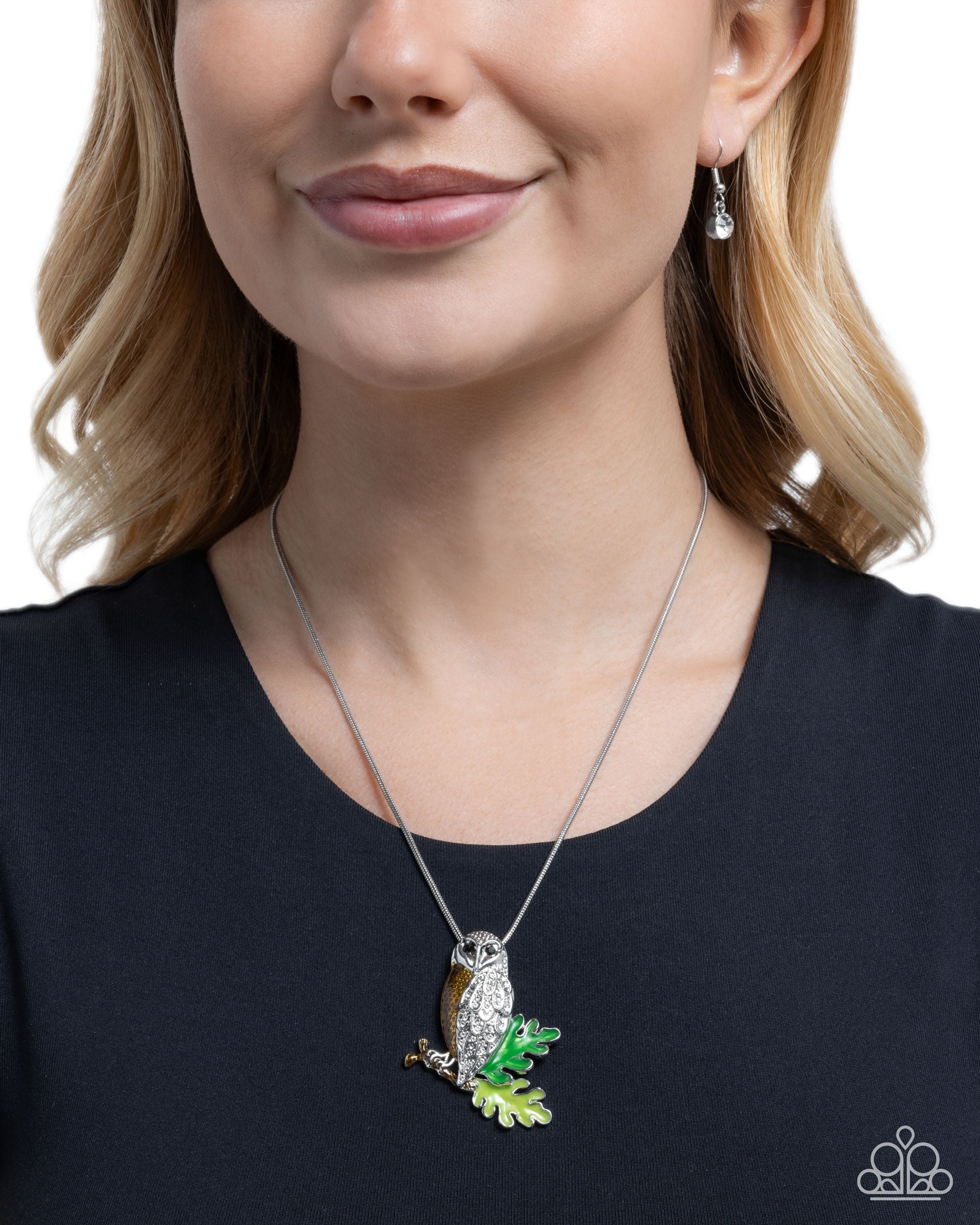 Owl Order - brown - Paparazzi necklace