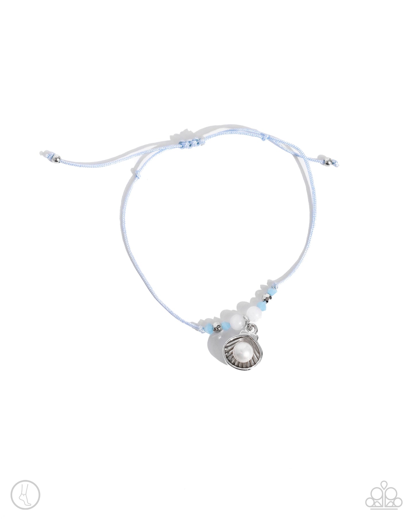 Oyster Overture - blue - Paparazzi anklet