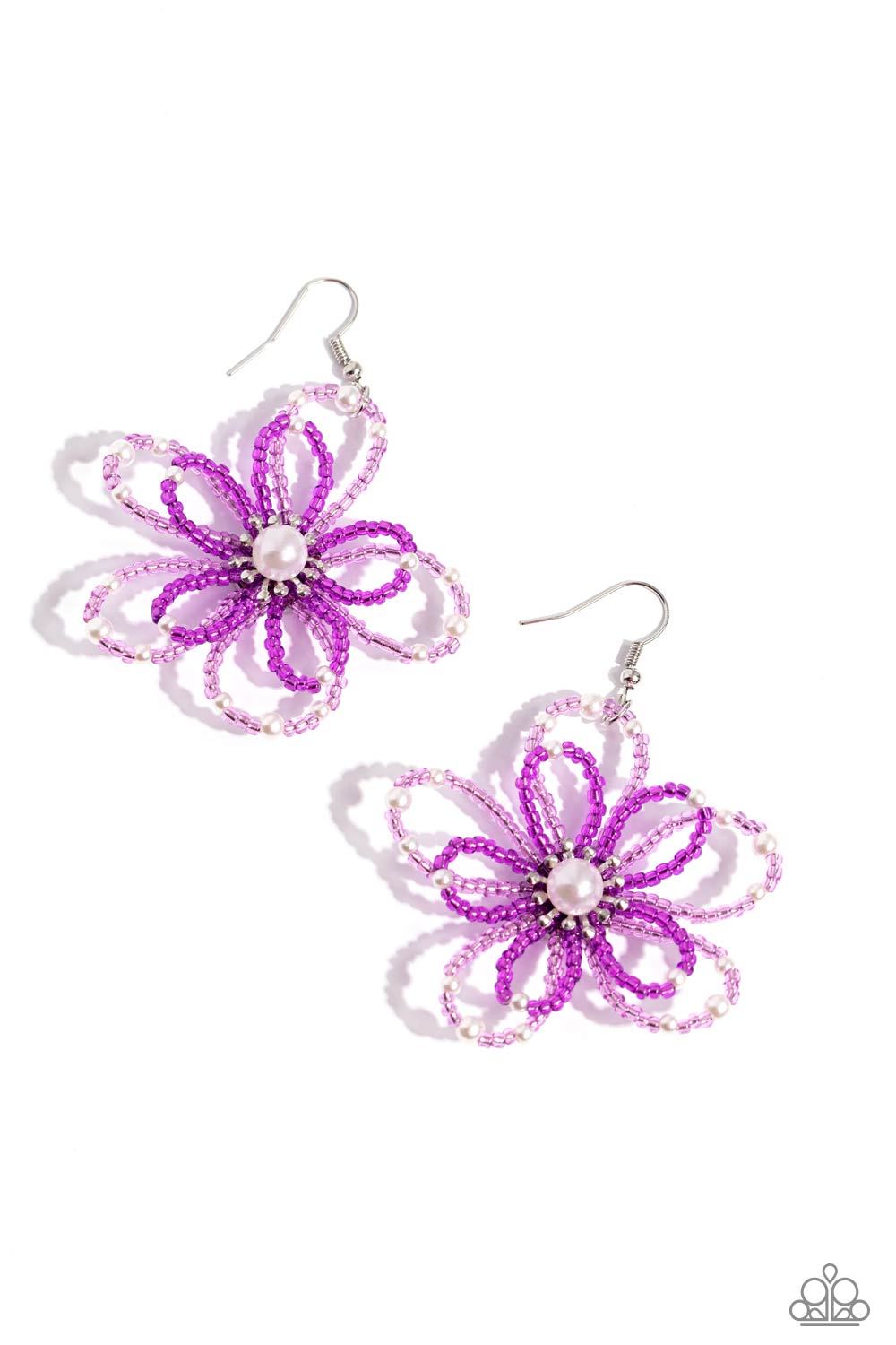 PEARL Crush - purple - Paparazzi earrings