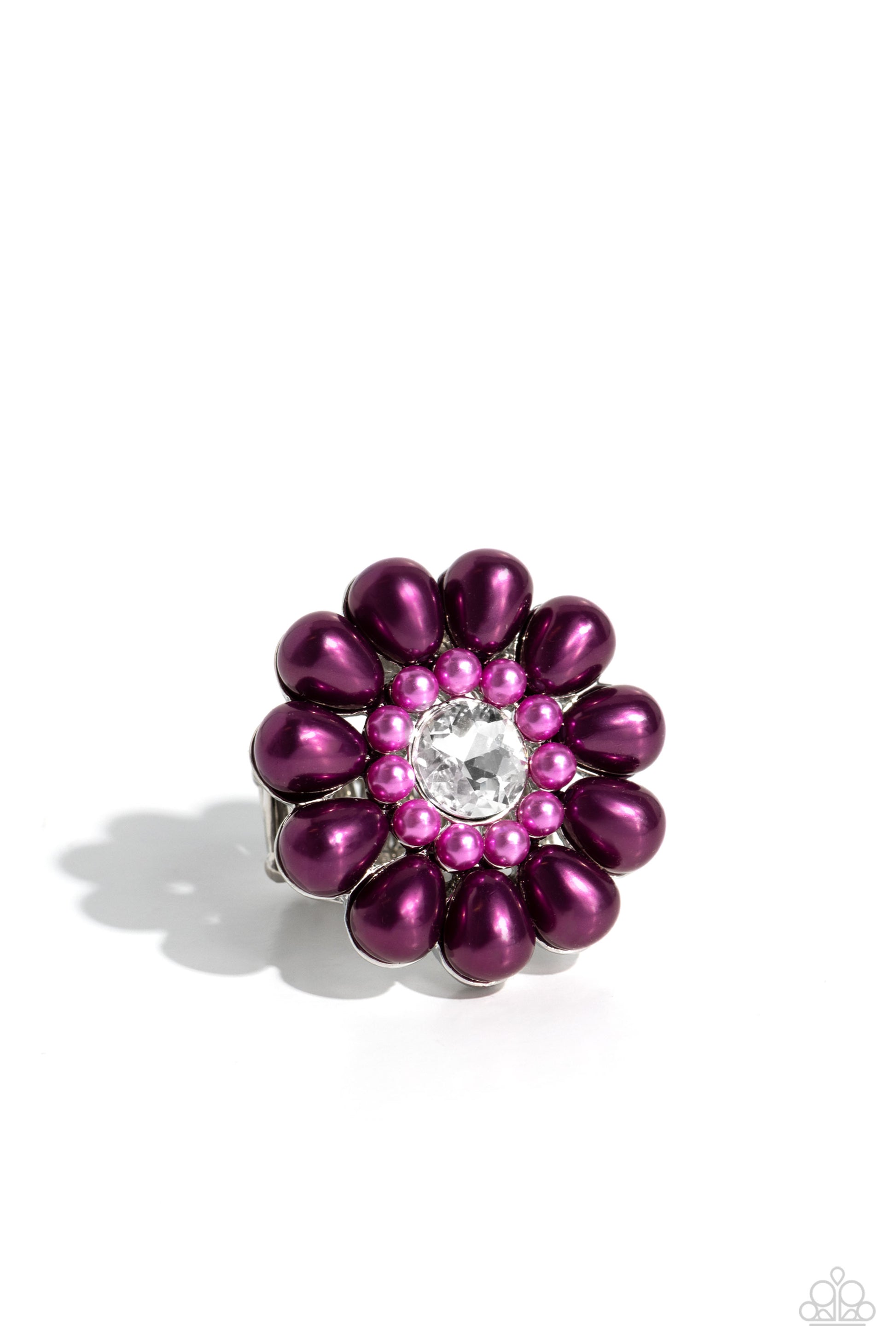 PEARL Talk - purple - Paparazzi ring