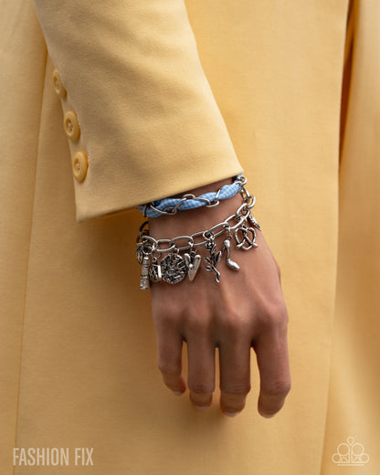 PROM and Patterned - multi - Paparazzi bracelet