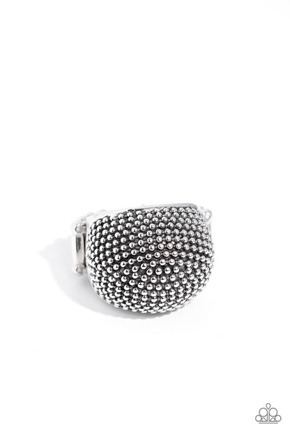 Packed Up - silver - Paparazzi ring