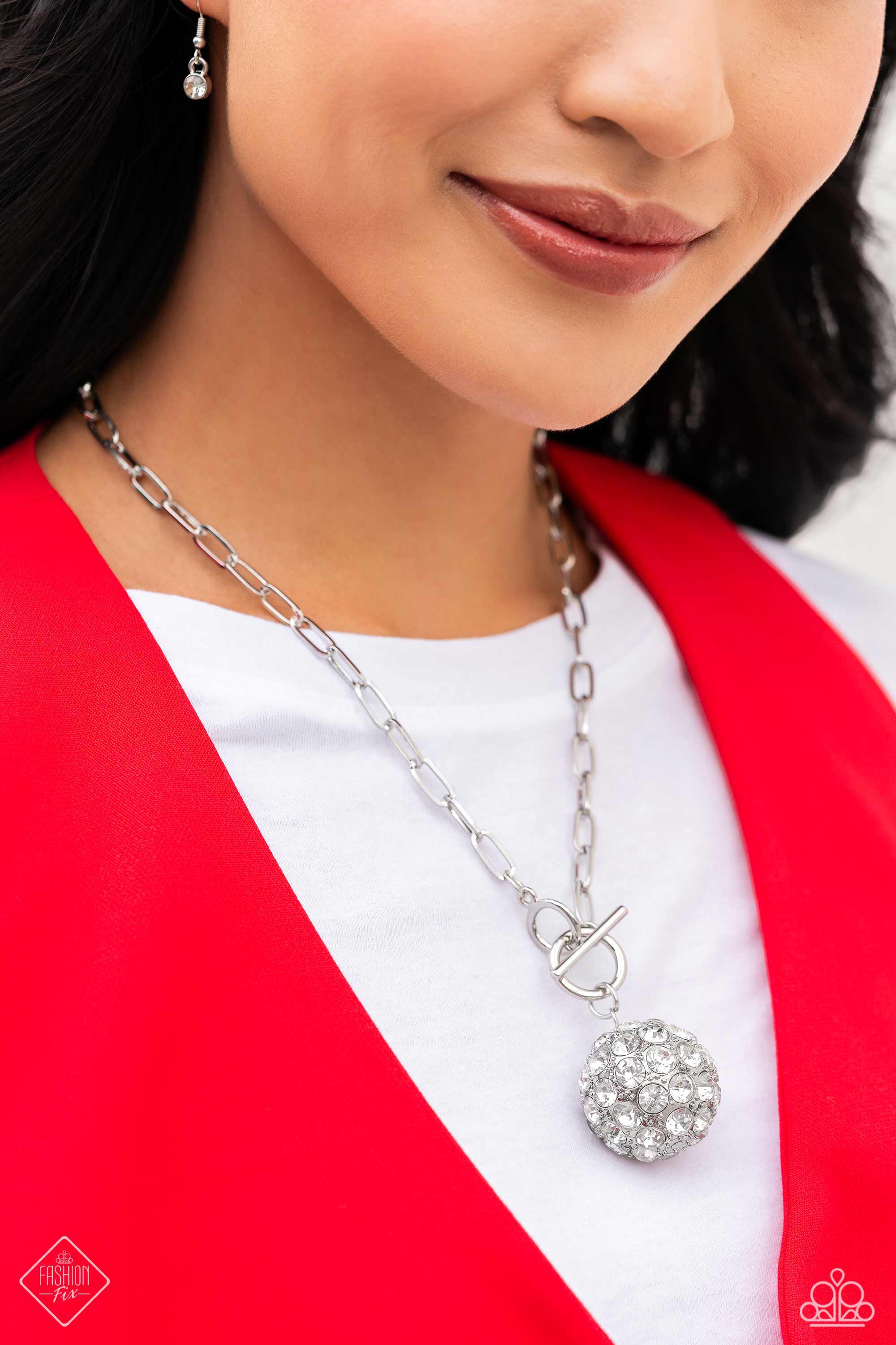 Packed and Polished - white - Paparazzi necklace – JewelryBlingThing