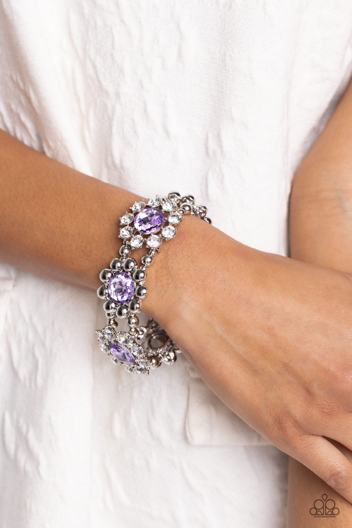 Pact of Petals - purple - Paparazzi bracelet