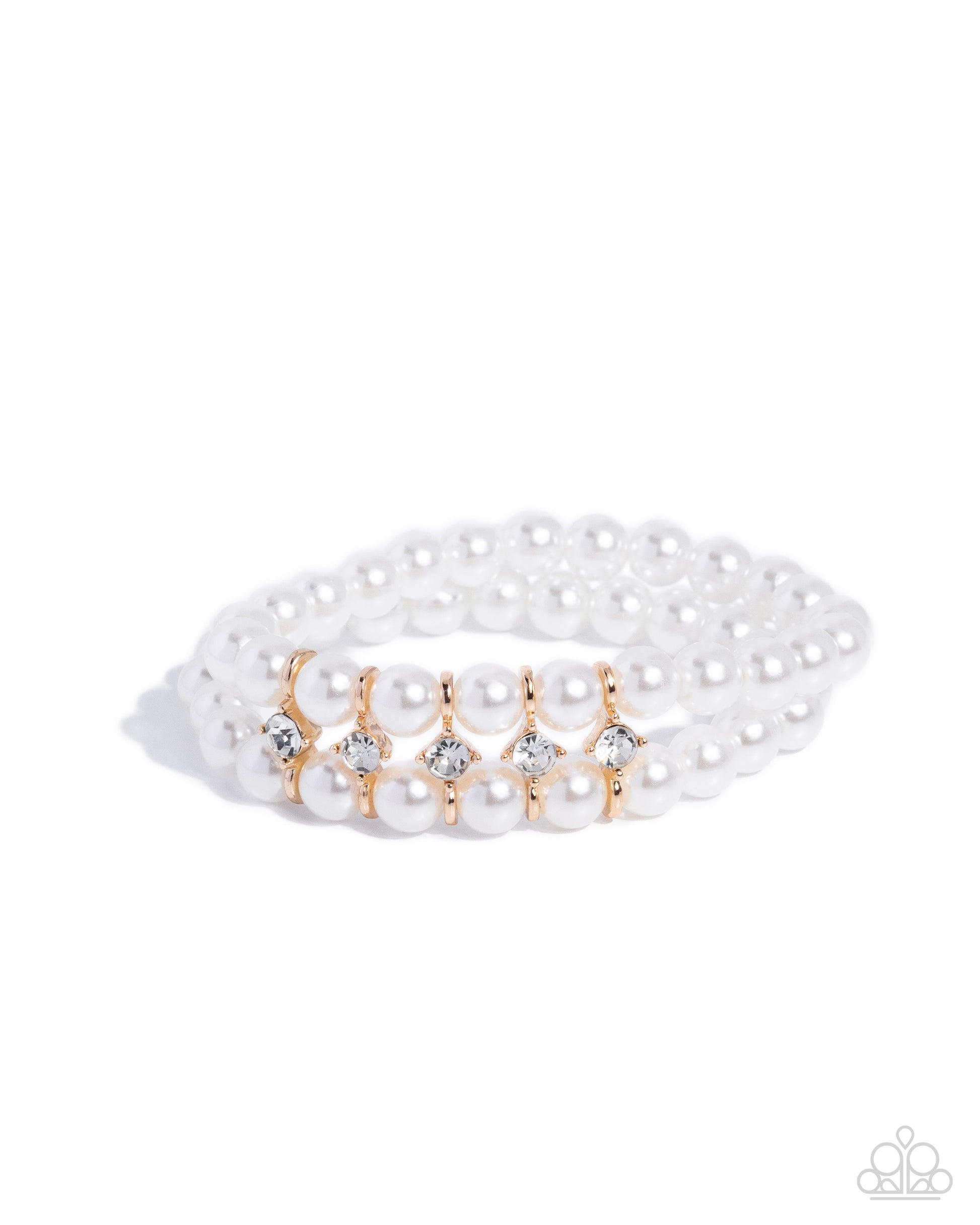Paid in Pearls - gold - Paparazzi complete set