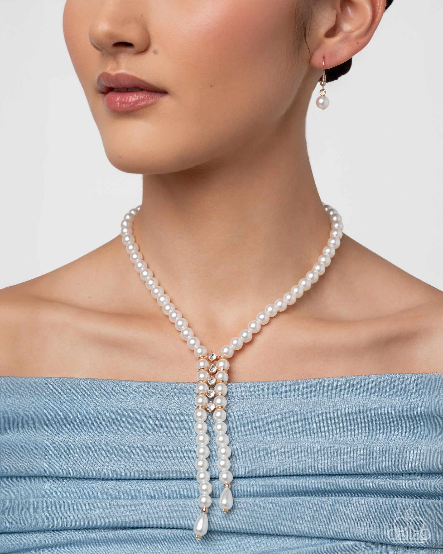 Paid in Pearls - gold - Paparazzi complete set
