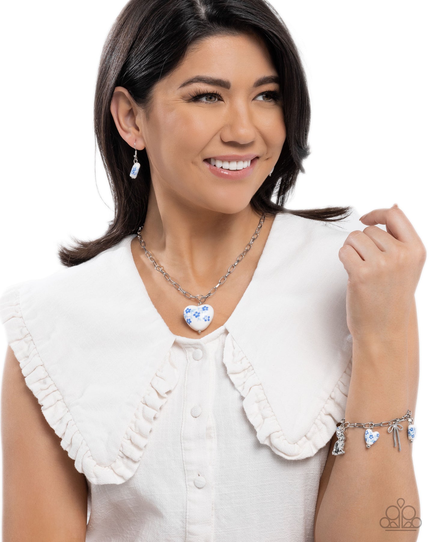 Painted Pact -  blue - Paparazzi complete set