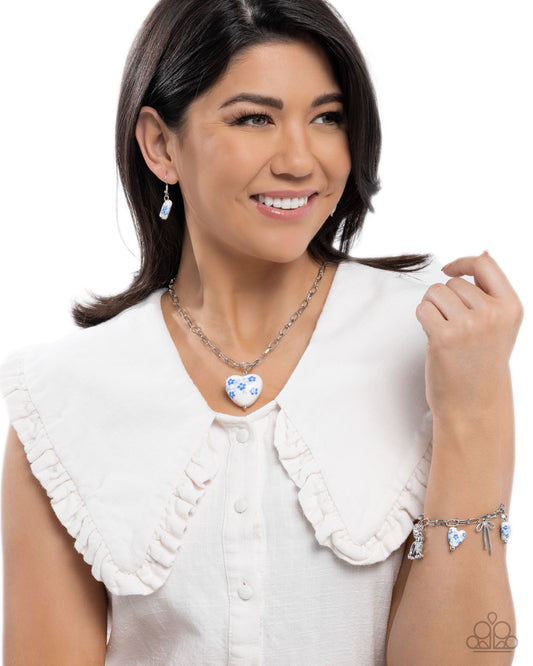 Painted Pact -  blue - Paparazzi complete set