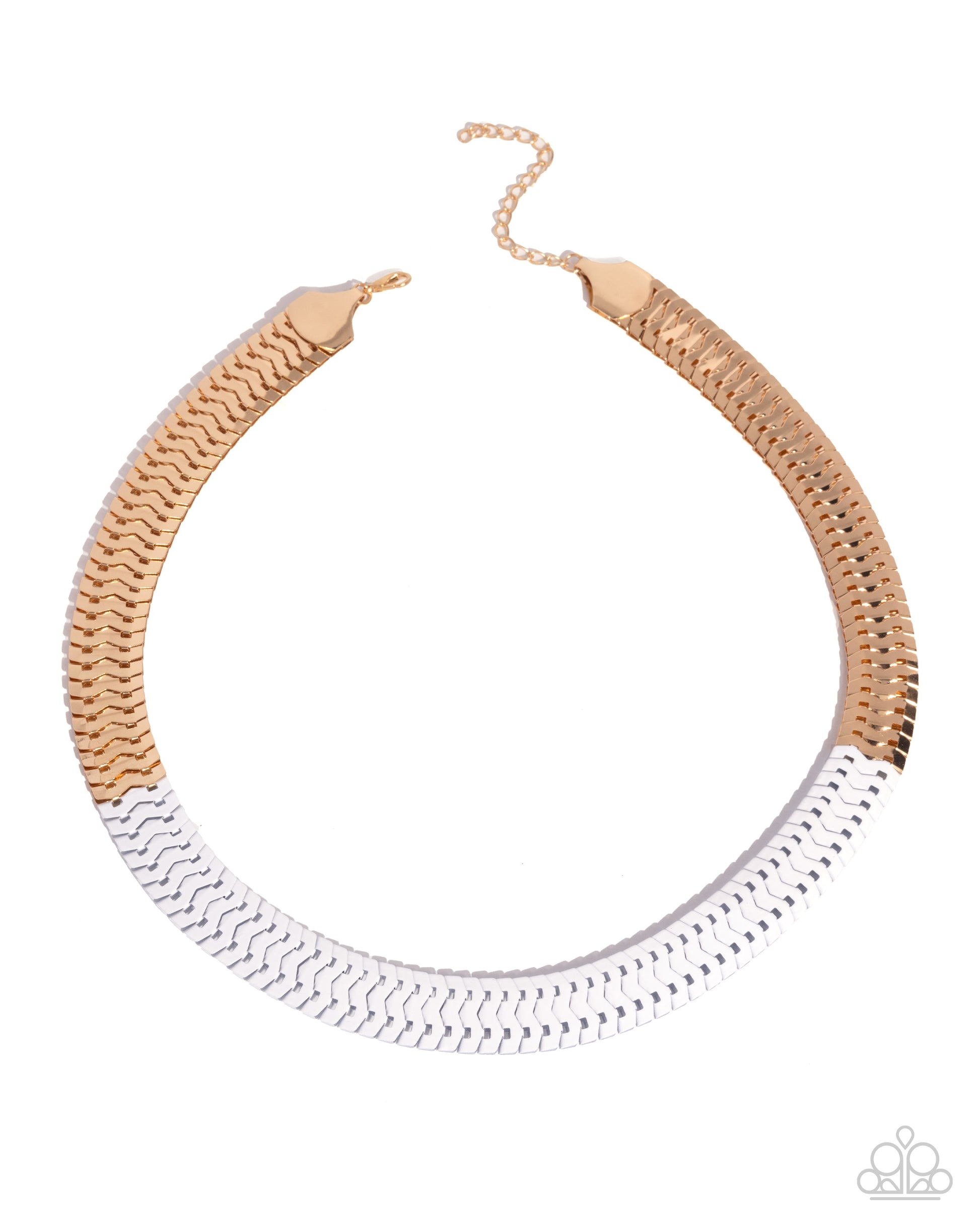 Painted Paradox - white - Paparazzi necklace
