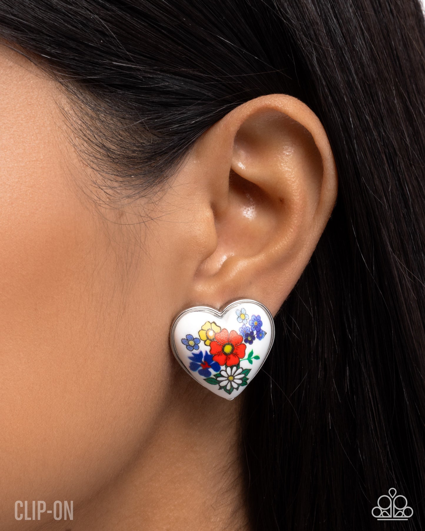 Painted Potential - multi - Paparazzi CLIP ON earrings